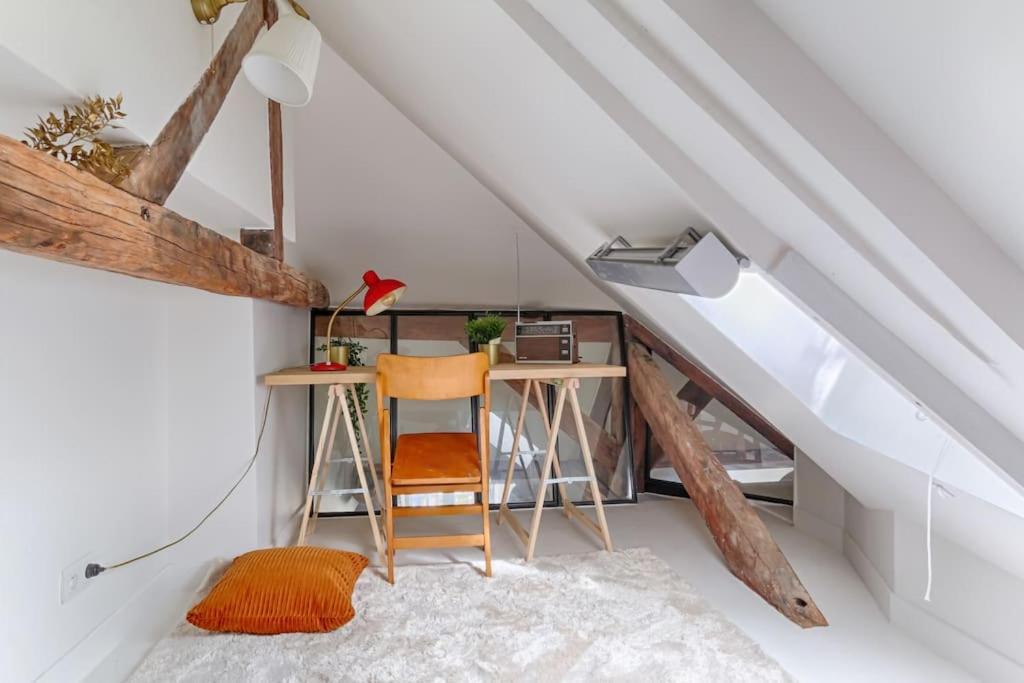Mykeypers - Fantastic Designed Parisan Loft 2Br/6P- Le Marais Lejlighed Eksteriør billede